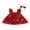 Red, variant on Cjfdfy Newborn Baby Girl Christmas Dress Infant Baby Girls Christmas Outfit Ruffle Sleeve Star Sequin Layered Tutu Tulle Dress Pompom Headband Little Girls Cake Smash Birthday Party Xmas Tree Dress