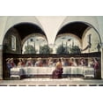 thumbnail image 2 of Ghirlandaio, Domenico 14x11 White Modern Wood Framed Museum Art Print Titled - Last Supper, 2 of 4