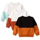 thumbnail image 3 of Gibobby Sudaderas para niños pequeños, playera de algodónCamisetas de manga larga con estampado de para niños y niñas(Azul, 6-12 Meses), 3 of 4