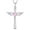 10-pink tourmaline-Oct, variant on VESITIM Angel Wings Cross Necklace 925 Sterling Silver Heart Pendant Birthstone Created Sapphire Religious Jewelry for Women