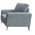 thumbnail image 4 of Benjara Jake 3 Piece Sofa, Loveseat, and Chair Living Room Set, Gray Chenille-Color:GrayMaterial, 4 of 5