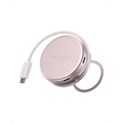 Satechi OntheGo 5-in-1 USB-C Hub, Multiport Adapter, 4K/60Hz HDMI, 60W PD Pass-Through Charging, SD Card Reader, USB-A & USB-C 5Gbps Data, Magnetic Mount for MacBook Neo/Air/Pro, iPad, Blush