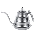 thumbnail image 4 of Tea Pot, Tea Kettle Durable In Use Stainless Steel Bamboo Joint Design Coffee Drip Pot, 1.2L For Using On Gas, Electric And Induction Stove, 4 of 5