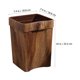 thumbnail image 2 of OULII De Basura De Plástico Estilo Con Imitación Madera Color Café, 2 of 7