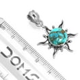 thumbnail image 2 of Copper Blue Turquoise Women Jewelry 925 Sterling Silver Pendant, 2 of 4