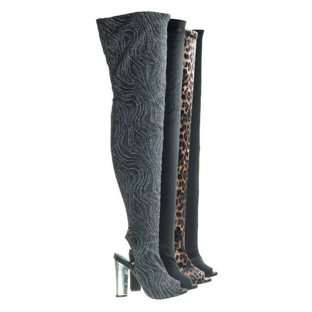 Bamboo - Sunlight02 by Bamboo, Over The Knee Thigh High Boots Block ...