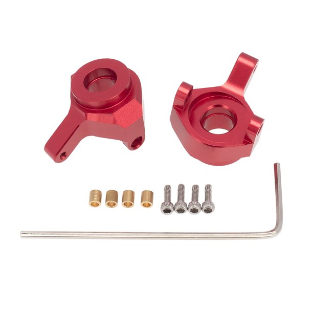 Tholdsy 2 piezas SCX24 mejoras duraderas modelo delicado piezas de coche bien combinado vehículo accesorio Vehicular para actualizar rojo Type3 NO3 Tholdsy FN001672-01