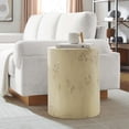 thumbnail image 3 of Modway Cosmos 16" Round Modern Burl Wood Side Table in Bleached Brown, 3 of 9