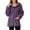 Purple, variant on Women's Jackets And Coat Plus Size Warm Faux Fashion Winter Zipper Solid Long Sleeve Outerwear