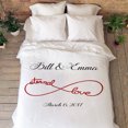 thumbnail image 3 of Eternal Love Couples Blanket, 3 of 7