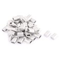 thumbnail image 2 of 2.5mm Acero Cuerda De Alambre De Aluminio Manguitos Manguitos Accesorios Clip De Lazo 50 Pcs, 2 of 2