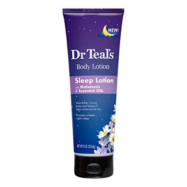 Dr Teal s Night Time Therapy Melatonin Body Lotion 8 Ounces Pure Epsom