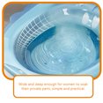 thumbnail image 3 of LOLIPPYY 1Pack Sitz Bath Basin for Toilet Sky Blue Plastic for Personal Hygiene, 3 of 8