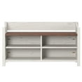 thumbnail image 3 of Shoe Rack and Bench White Distressed | Furniture Dash, 3 of 5