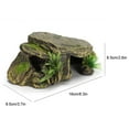 thumbnail image 6 of Reptile Hideout Reptile Rock Hide Cave Reptile Hiding Caves Aquarium Fish Tank Amphibious Vivid Safe Shelters, 6 of 9