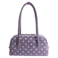 thumbnail image 2 of Rvusndi Polka Dot Bowler Bag,Slouchy Tote Bags Polka Dot PU Bowler Bag for Women Fashion Hobo Bags Large Shoulder Bag for Travel Work, 2 of 7