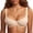 Beige, variant on Bralette for Women, Wirefree Front Closure Bra Wirefree Front Closure Deep V Breathable Bra Smoothing Bra Plunge Lightweight Wirefree Bra Seamless Push Up Full Coverage Daily Wear, Beige 36