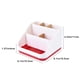 thumbnail image 3 of Caja de almacenamiento de plástico para escritorio con separadores para la organización de cosméticos en oficinas y baños, 3 of 7