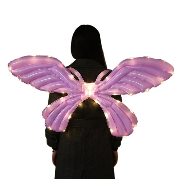 Glow Balloon Fairy Butterflies Angel for Party Decors Fancy-Dress Costume Halloween-Cosplay Photography Prop