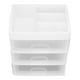 thumbnail image 5 of Organizador de Almacenamiento de Maquillaje, Organizador de Maquillaje de 3 Cajones Capacidad de Soporte Fuerte PP Material Exquisito Manuía de Trabajo para la Tienda de, 5 of 7