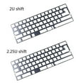 thumbnail image 3 of Gray 60% Aluminum Mechanical Keyboard Plate Support Gk64 Dz60 Gh60 Cnc -Board, 3 of 4