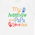 thumbnail image 4 of Inktastic Meemaw and Papa Love Me Boys or Girls Baby Bodysuit, 4 of 5