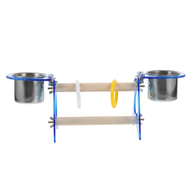 Miangastore Large Birds Parrot Playground Bird Set Toy Swing Safe Parrot Standing Rack Random Color