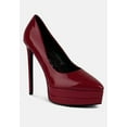 thumbnail image 6 of Cuddles Patent Faux Leather Platform Stiletto Pumps, 6 of 10