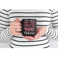 thumbnail image 2 of Don’t Worry About Me, Worry About Your Eyebrows Funny Makeup Lover, Black 11oz Ceramic Mug, 2 of 5