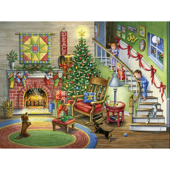 Bits and Pieces Christmas Magic 500-Piece Large Jigsaw Puzzle 18" x 24"