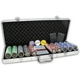 thumbnail image 5 of DA VINCI Masterworks Poker Chip Set of 500 Chips with Denominations, 2 Decks of Cards, 3 Dealer Buttons and 2 Cut Cards, 5 of 8