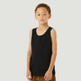 thumbnail image 5 of BELLA + CANVAS - Youth Heather Cvc Tank Top Made with 4.2 Oz 52/48 Cotton/polyester | Sleeveless Black Color Tank - 6 Pack, S Size, 5 of 6