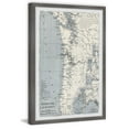 thumbnail image 2 of Marmont Hill Vintage Map of Washington Framed Wall Art, 8" x 12", 2 of 6