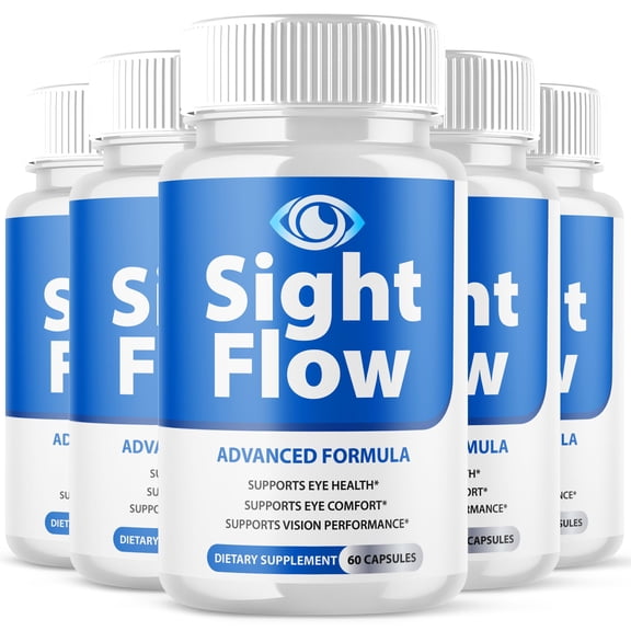 Sight Flow Vision Care Pills Advanced Formula Eye Health Supplement SightFlow 300 Capsules