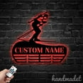 thumbnail image 4 of Handmadetneonsign Biathlon Medal Hanger Metal Wall Art Light, Biathlon Player Name Metal Sign Wall Decor, Sport Metal Decor 47141, 4 of 5