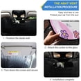 thumbnail image 2 of GZHJMY Wavy Pink Cat Car Windshield Sunshade Front Auto Sun Shield Shade Visor Vehicle Accessories, 55" × 27.6"（191）, 2 of 7
