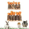 thumbnail image 4 of Juguetes Para Masticar Conejos, 10 Unidades De Palitos Comestibles Para Masticar Conejos, Juguetes Decorativos Para Masticar Conejillos De Indias, Madera De Manzano, 4 of 7