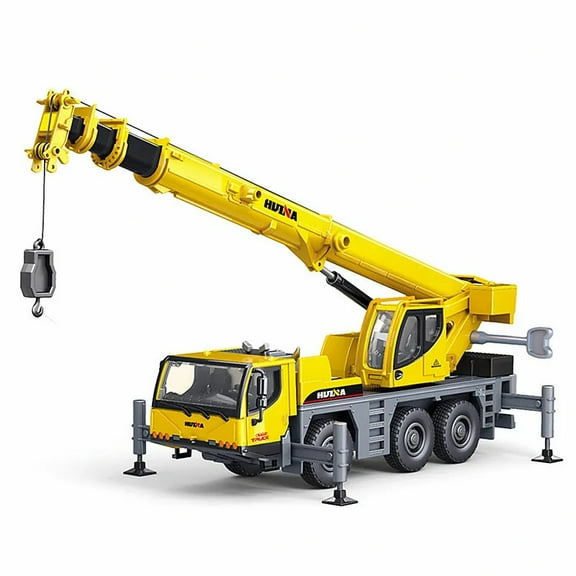 1/50 Scale Diecast Mobile Crane Truck Construction Toy Model Vehicle