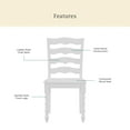 thumbnail image 2 of Pioneer Woman Harper Solid Wood Dining Chairs, 2 Pack, White, 2 of 14