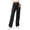 Black, variant on LYMAYTER Women's High Waist Wide Leg Jeans Vintage Wash Stretchy Soft Denim Pants S-5XL