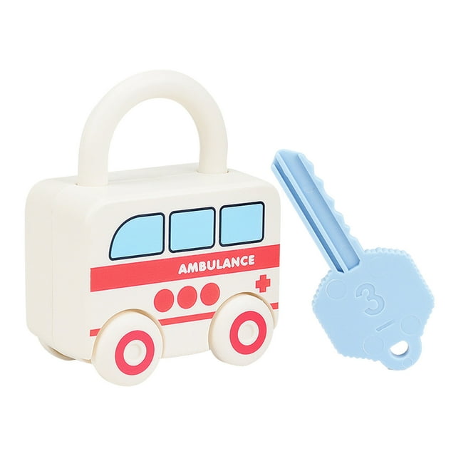 Xihbxyly Artículos de Clarence Juguete Educativo para Niños con Desbloqueo, Iluminación para Bebés, Juguete con Candado a Juego
