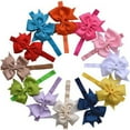 thumbnail image 4 of 12PCS Baby Girls Headbands Soft Head Wrap Stretchy Bow Hairbands for Girls Newborn Infant Toddlers, 4 of 10