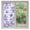 Lavender, variant on Purple Flowers Window Privacy Film, Butterfly Spring Floral Watercolor Farmhouse Static Cling UV Sun Blocking Heat Control Window Tint Day and Night, Non-Adhesive One Way Privacy Cover 17.7''x39.3''