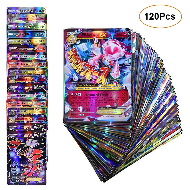 60/100Pcs Vmax Pokemon cards English version anime collection Trading card Pokemon  booster shiny cards pokemon toy for kids