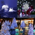 thumbnail image 2 of Luxtrada 100 LED 33ft Solar String Lights 8 Modes Solar Powered Copper Wire Fairy Lights IP65 Waterproof Indoor Outdoor Lighting for Home, Garden, Party, Path, Lawn, Wedding, Christmas, DIY Decoration, 2 of 9