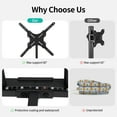 thumbnail image 3 of LFGUIZO Twin Size Gaming Black Metal Bed Frame TV Mount & Charge Station in Wood Headboard, LED Lights,with Vented Storage Shelf No Box Spring Needed, 3 of 7