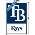 thumbnail image 3 of MLB Tampa Bay Rays - Logo 22 Wall Poster, 22.375" x 34", 3 of 4