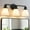 Black, variant on Bathroom Vanity Light Fixtures 3 Lights Modern Bathroom Lighting Fixtures Over Mirror with Frosted Milky Glass Shade Black Wall Sconce for Bath Bedroom