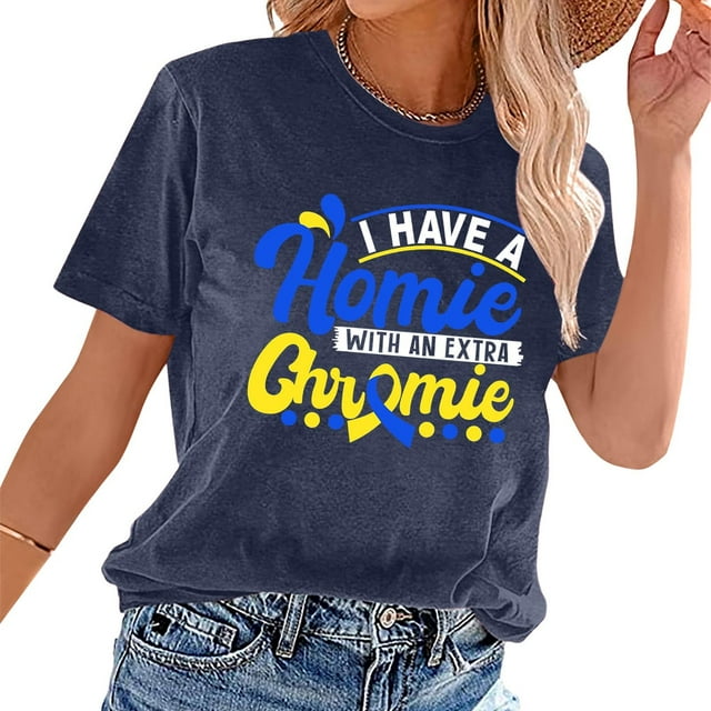 Camiseta con estampado de letras inspiradoras para la concienciación femenina - Diseño de educación especial - Tallas S-XXL