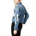 thumbnail image 2 of Maison Jules | Lace-up Denim Jacket | Blue | Size XXS, 2 of 2
